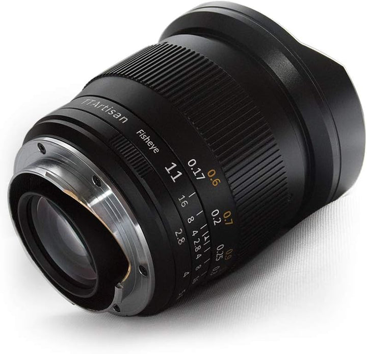 TTArtisan 11 mm F2.8 Kameralinse, Fisheye, kompatibel mit EOS R Mount Kameras wie R RP R5 R6 Schwarz