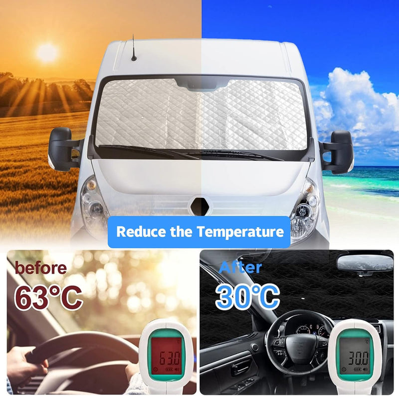 Technology Thermomatte Ersatz für Renault Trafic 2001-2014, Ersatz für Opel Vivaro 2001-2014， Fahrer