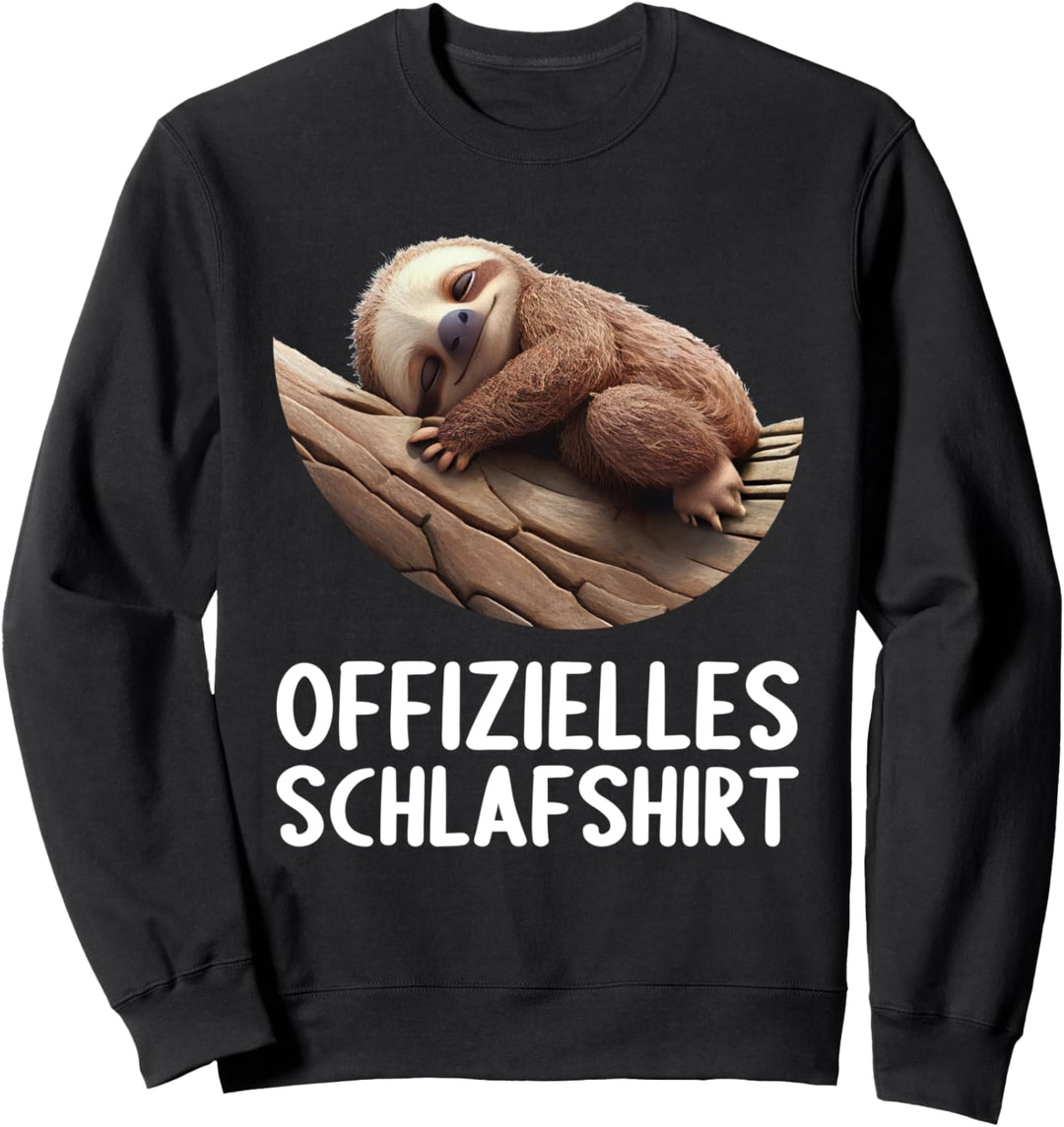 Faultier Faultiere Offizielles Schlafshirt Sweatshirt