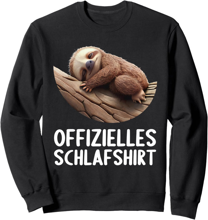 Faultier Faultiere Offizielles Schlafshirt Sweatshirt