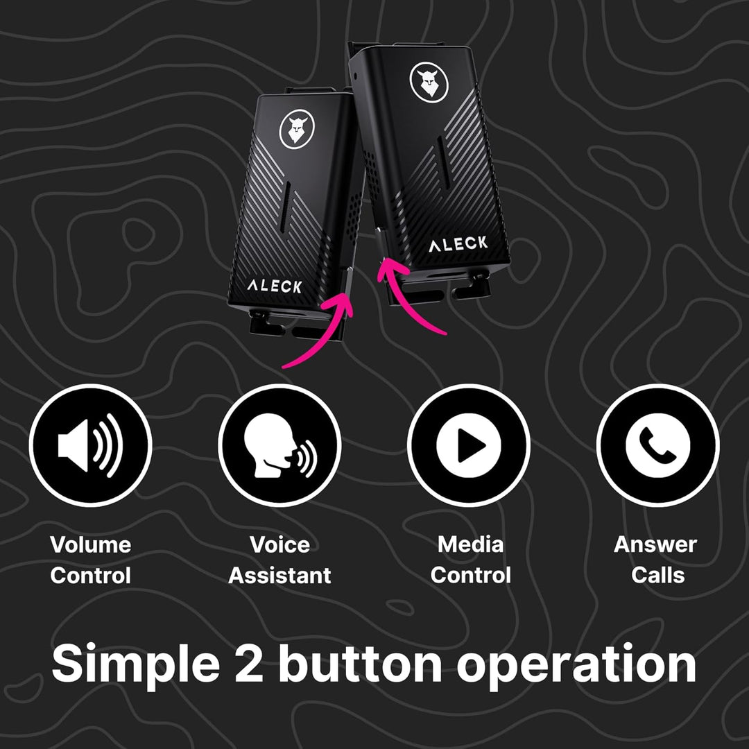 Aleck Punks Kabellose Bluetooth-Fahrradhelm-Lautsprecher – Premium-Open-Ear-Audio, Freisprechfunktio