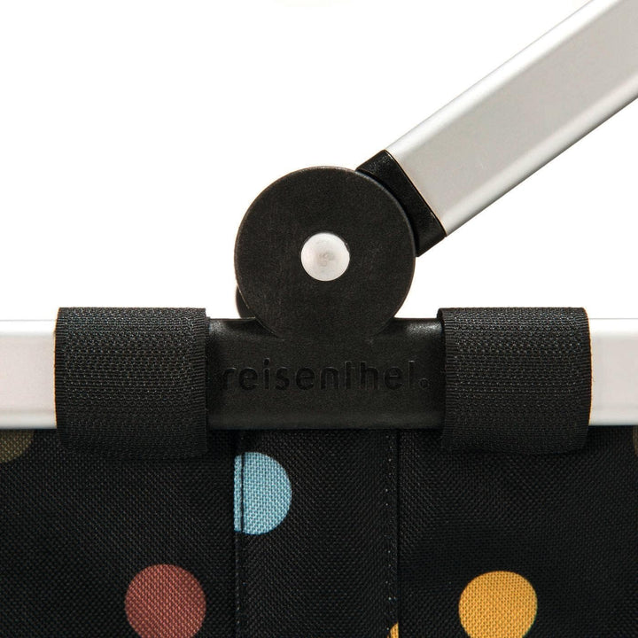 reisenthel Carrybag dots - Stabiler Einkaufskorb mit viel Stauraum und praktischer Innentasche – Ele