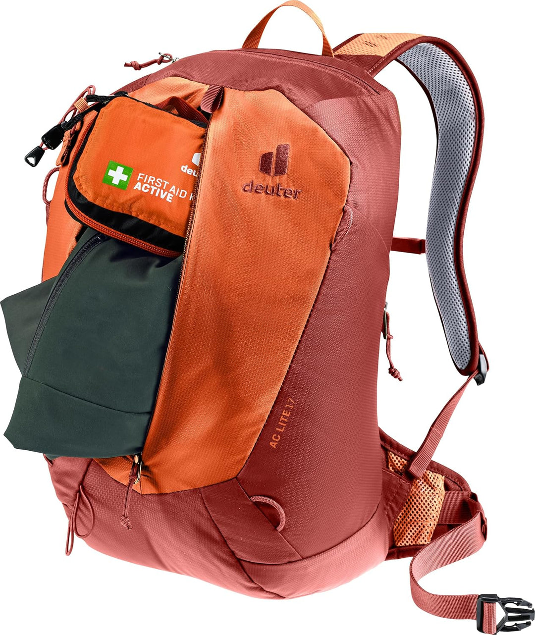 deuter AC Lite 17 Wanderrucksack (Modell 2024) Paprika-redwood, Paprika-redwood