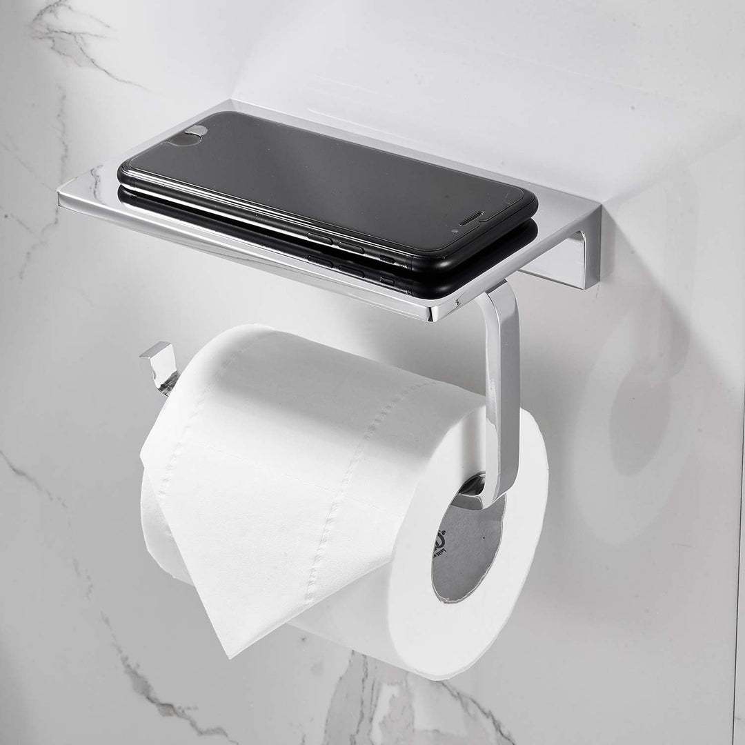 NSODOO Toilettenpapierhalter für Badezimmer aus massivem Messing und gehobenem Hotelstil Tissue-Roll
