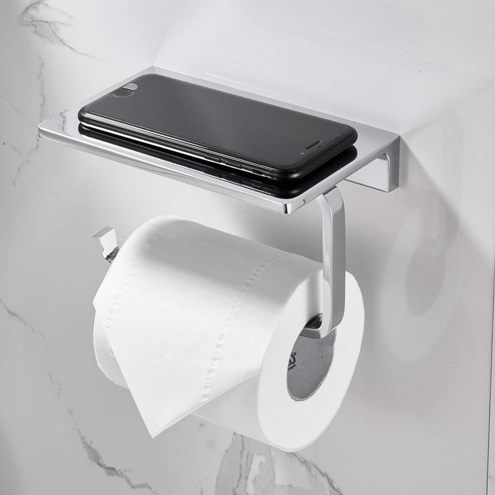 NSODOO Toilettenpapierhalter für Badezimmer aus massivem Messing und gehobenem Hotelstil Tissue-Roll