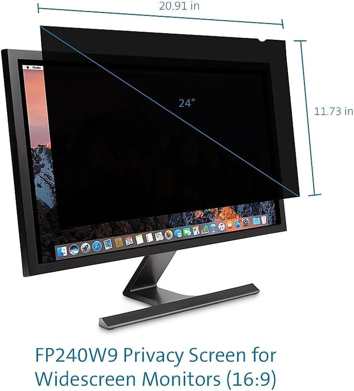 Kensington K52795WW FP240W9 Blickschutzfilter (für 24 Zoll Monitore, 16:9 Bildformat) 24"/61cm (16:9