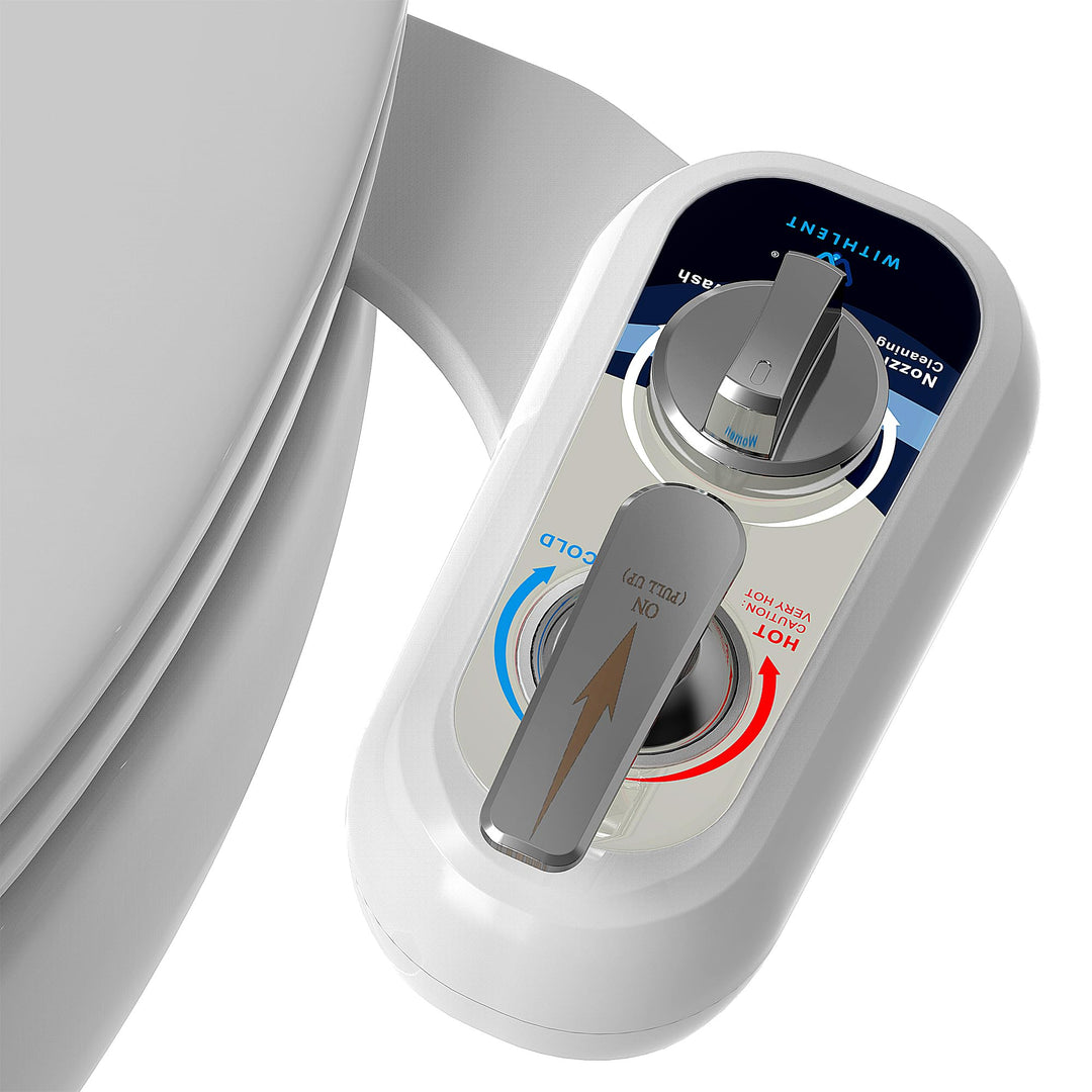 Bidet Einsatz Für Toilette linkes, Cold/Heiss Water Bidet Dusch-WC,mit Einziehbare selbstreinigende