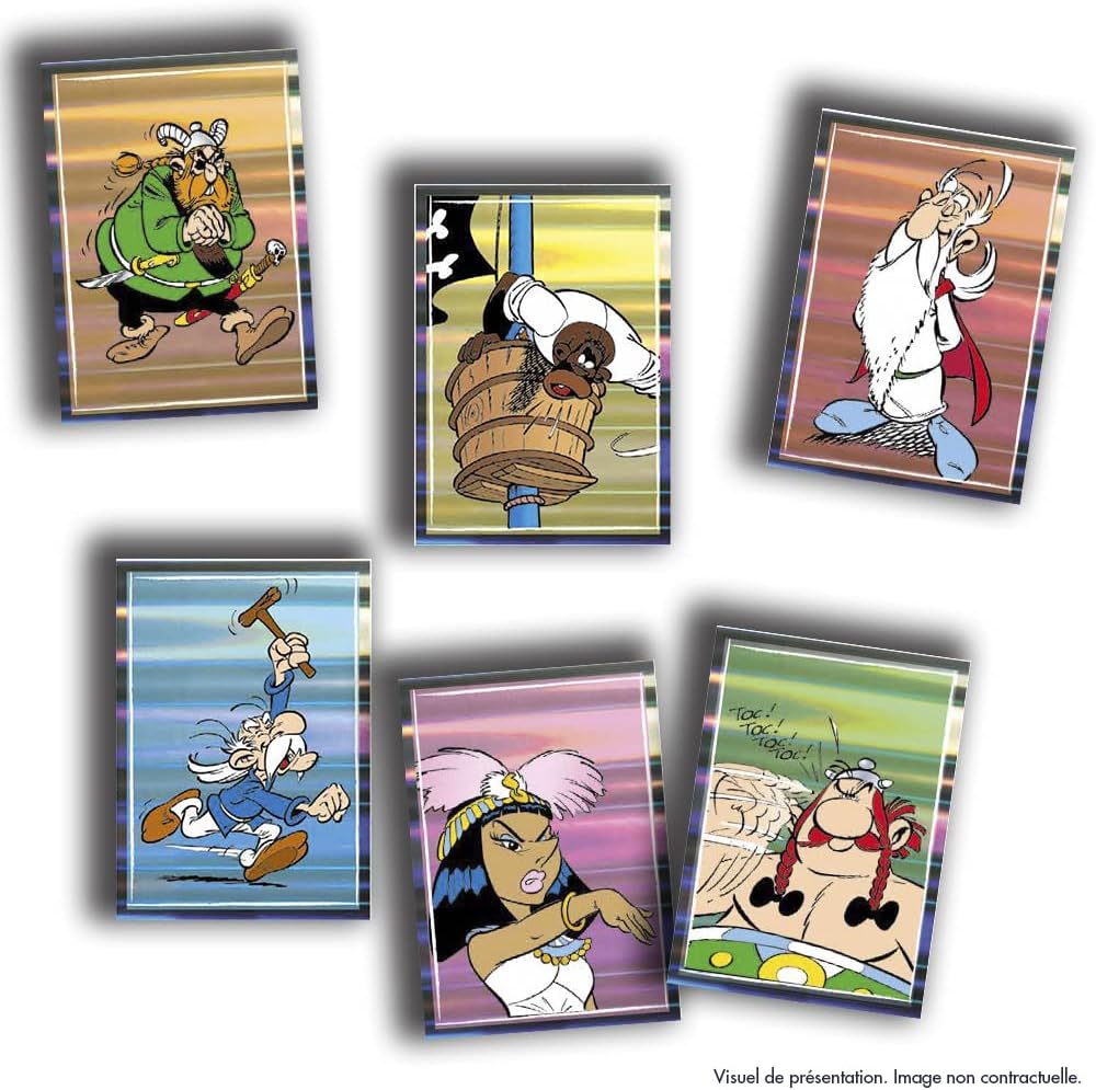 Panini Astrix Set mit 36 Hüllen, Sticker und Karten, Motiv: Album de Voyages