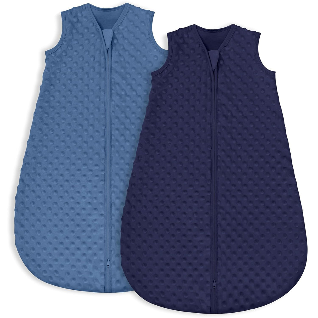 Yoofoss Schlafsack Baby Winter 1.5 Tog - 2er Pack 67cm/0-6 Monate Winterschlafsack Herbst Babyschlaf