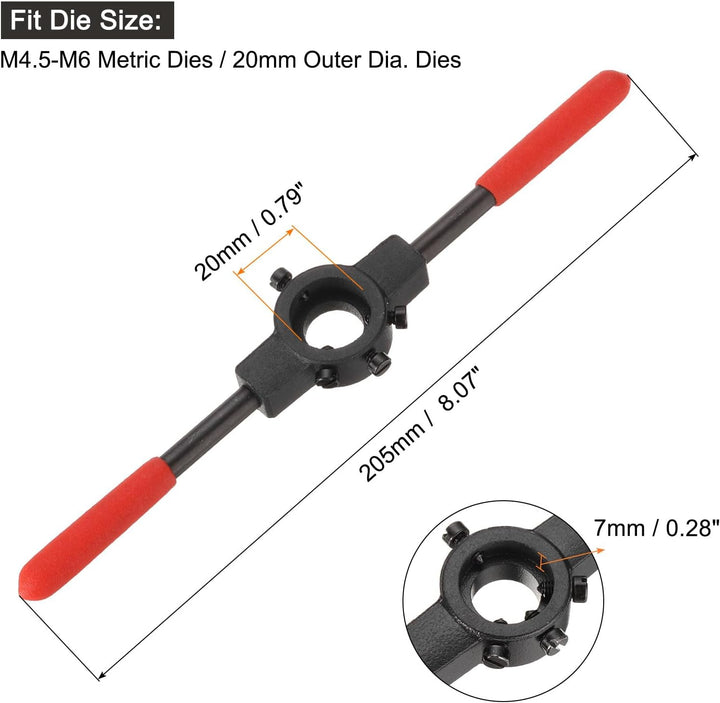 QUARKZMAN 10-32 UNF Gewindebohrer und Schneideisen Set 20mm Gewindebohrer set Runder Schneideisenhal