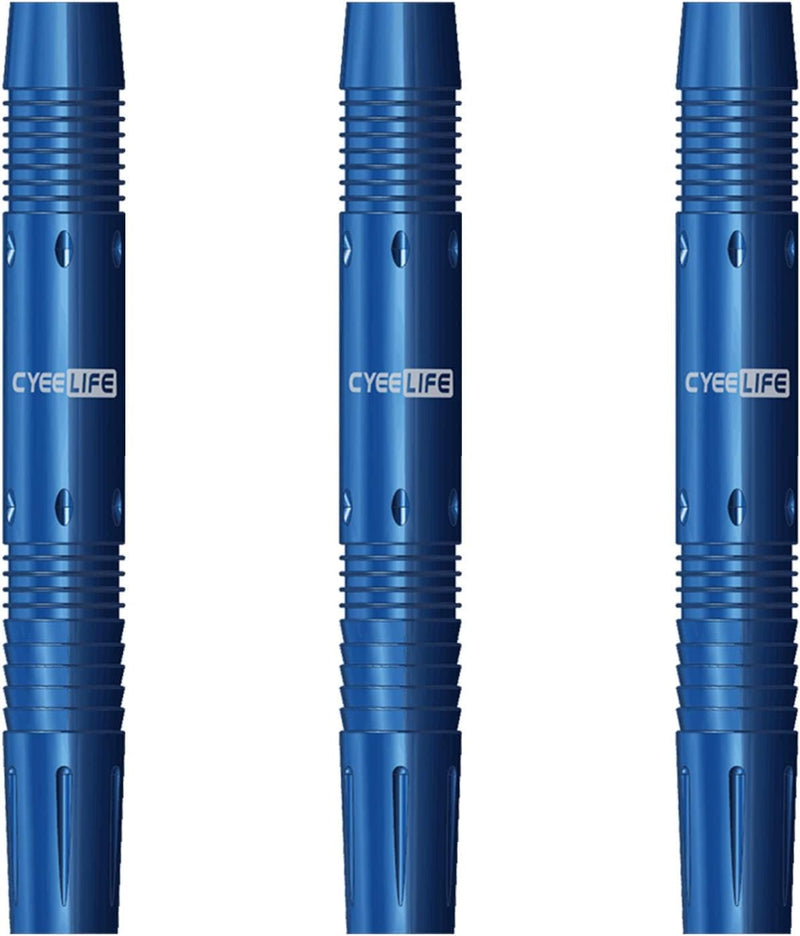 CyeeLife 15/16/18/20g Tungsten Soft Dart Barrels 90%,Schwarz/Silber/Blau/Gold,8-Stile ZG04-18g Alle