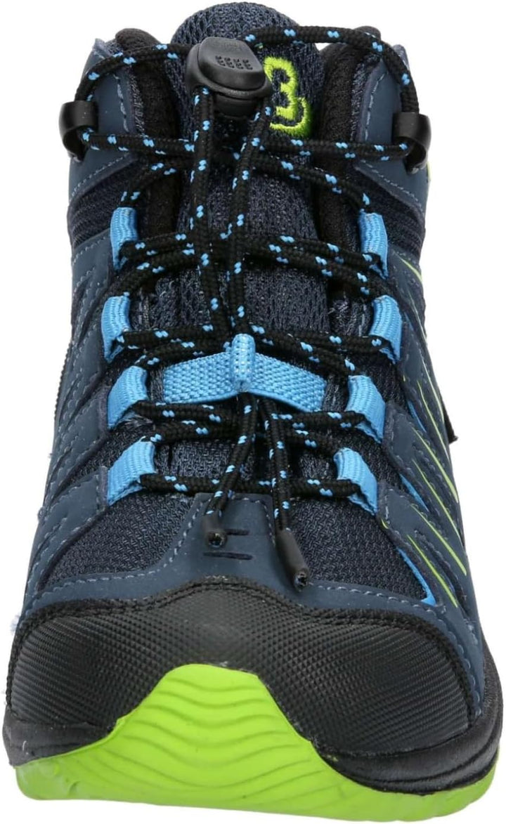 Brütting Mädchen Expedition Kids High Cross-Laufschuh 35 EU Marine Blau Lemon, 35 EU Marine Blau Lem