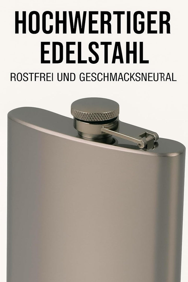 Flachmann mit Gravur, Personalisierte Geschenke Geburtstagsgeschenk für Männer Frauen Partner Freund