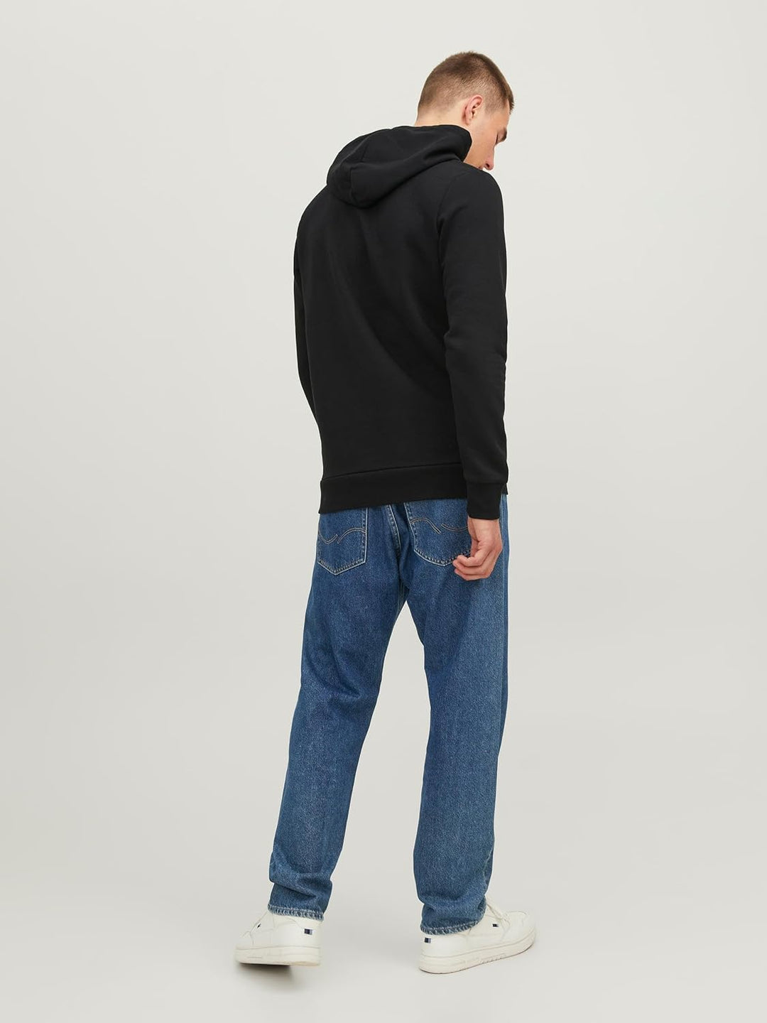 JACK & JONES Male Kapuzenpullover 2er-Pack Logo Kapuzenpullover S 1x Port Royale, 1x Schwarz, S 1x P