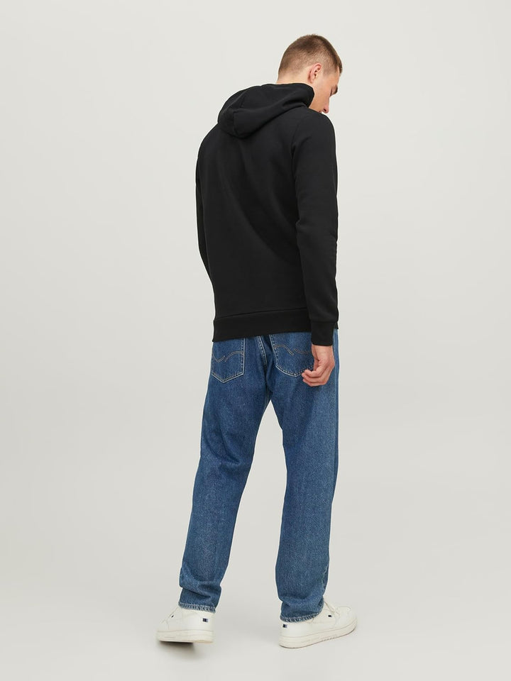 JACK & JONES Male Kapuzenpullover Logo Kapuzenpullover XXL 1x Port Royale, 1x Schwarz, XXL 1x Port R