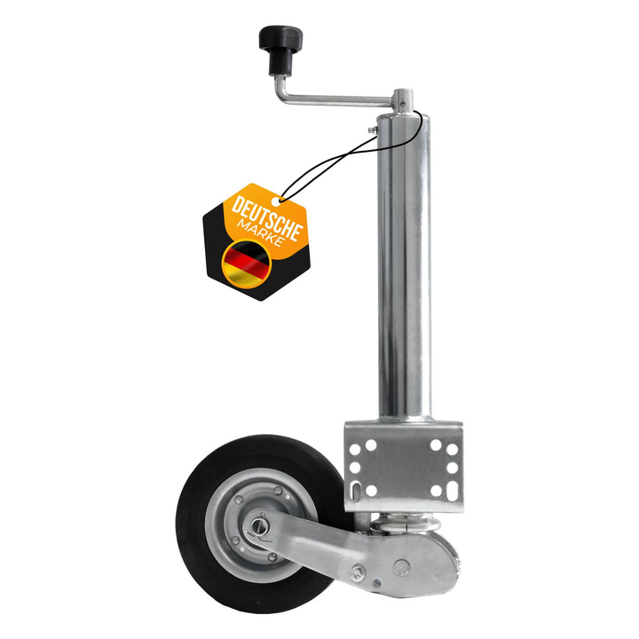 The Drive | Anhänger Stützrad 400KG | vollautomatik | Ø 60mm Rohr mit Anbauflansch | perfekt für Anh