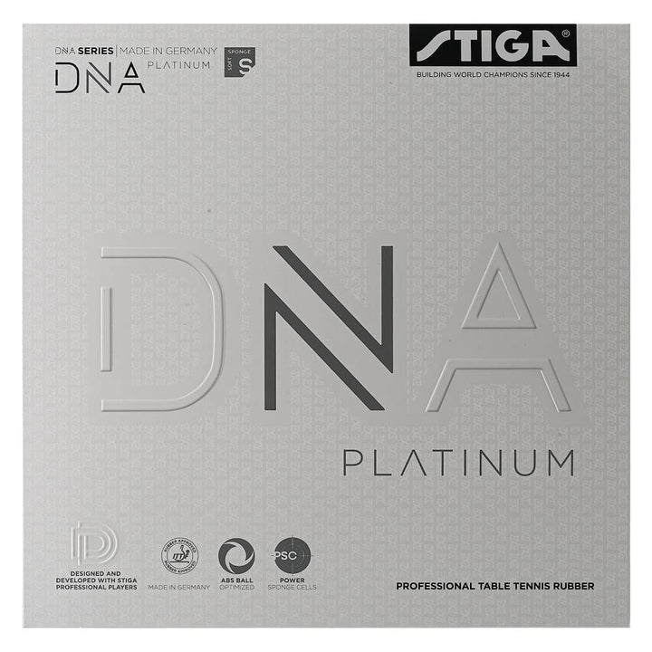 Stiga Unisex-Adult DNA Platinum S Tischtennisbelag 2.1 Rot, 2.1 Rot