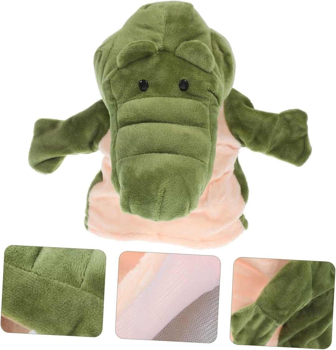 SUPVOX Krokodil Handpuppe mit Offenem Mund Interaktives Pädagogisches Tier Handspielzeug für Fördert