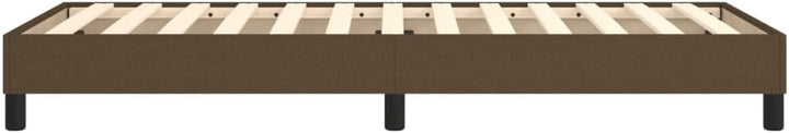 vidaXL Boxspringbettgestell Dunkelbraun 80x200 cm Stoff Dunkelbraun 25 cm/ 80 x 200 cm, Dunkelbraun