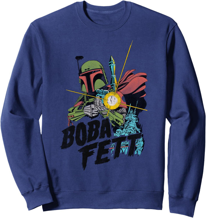 Star Wars Boba Fett Retro Portrait Sweatshirt