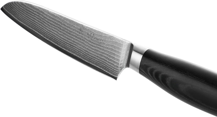 Wakoli Mikata Damast Kleines Santoku Messer 12 cm Klinge extrem scharf aus 67 Lagen I Damastmesser K