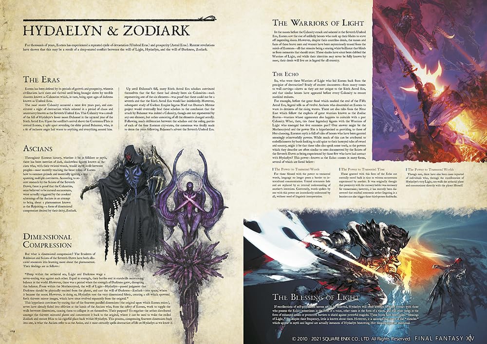 Encyclopaedia Eorzea ~The World of Final Fantasy XIV~ Volume I, Gebundenes Buch