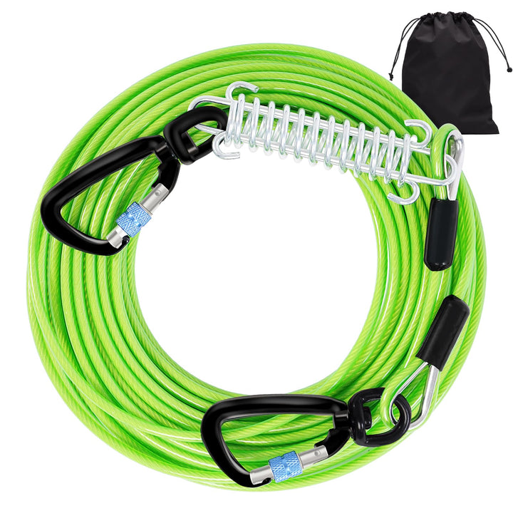 Hofleine Für Hunde, 3m Hofleine Tie Out Leinen, Tie Out Cables Für Hunde mit Schraubverschluss, Hofl