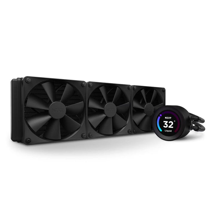 NZXT Kraken Elite 360 - RL-KN36E-B1-360mm AIO CPU Wasserkühlung - 2,36" LCD Display 640x640-2x120mm