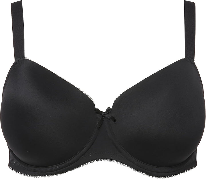 Ulla Popken Damen Bügel-BH, Softschale, Cup B-e Bügel-BH, Softschale, Cup B-E 105F Schwarz, 105F Sch