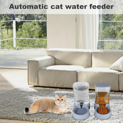 Haustierwasserspender automatischer Katzenfuttermittel 3.5L Kleine mittelgrosse Haustier Automatisch