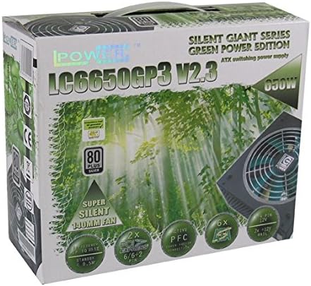650 Watt LC Power LC6650 Green Power 3 V2.3
