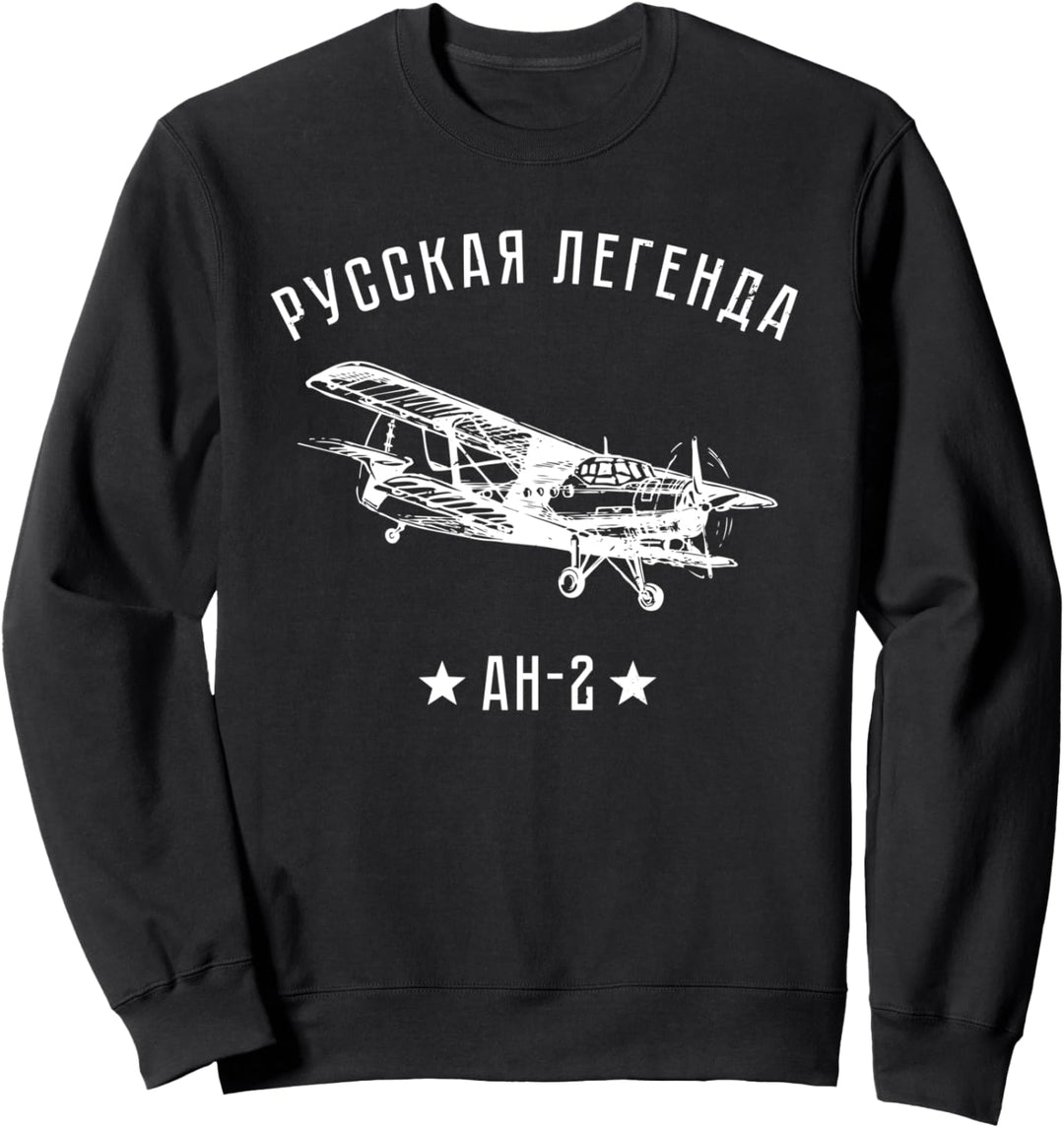 Flugzeug Russische Legende Antonov an-2 Flieger Sweatshirt