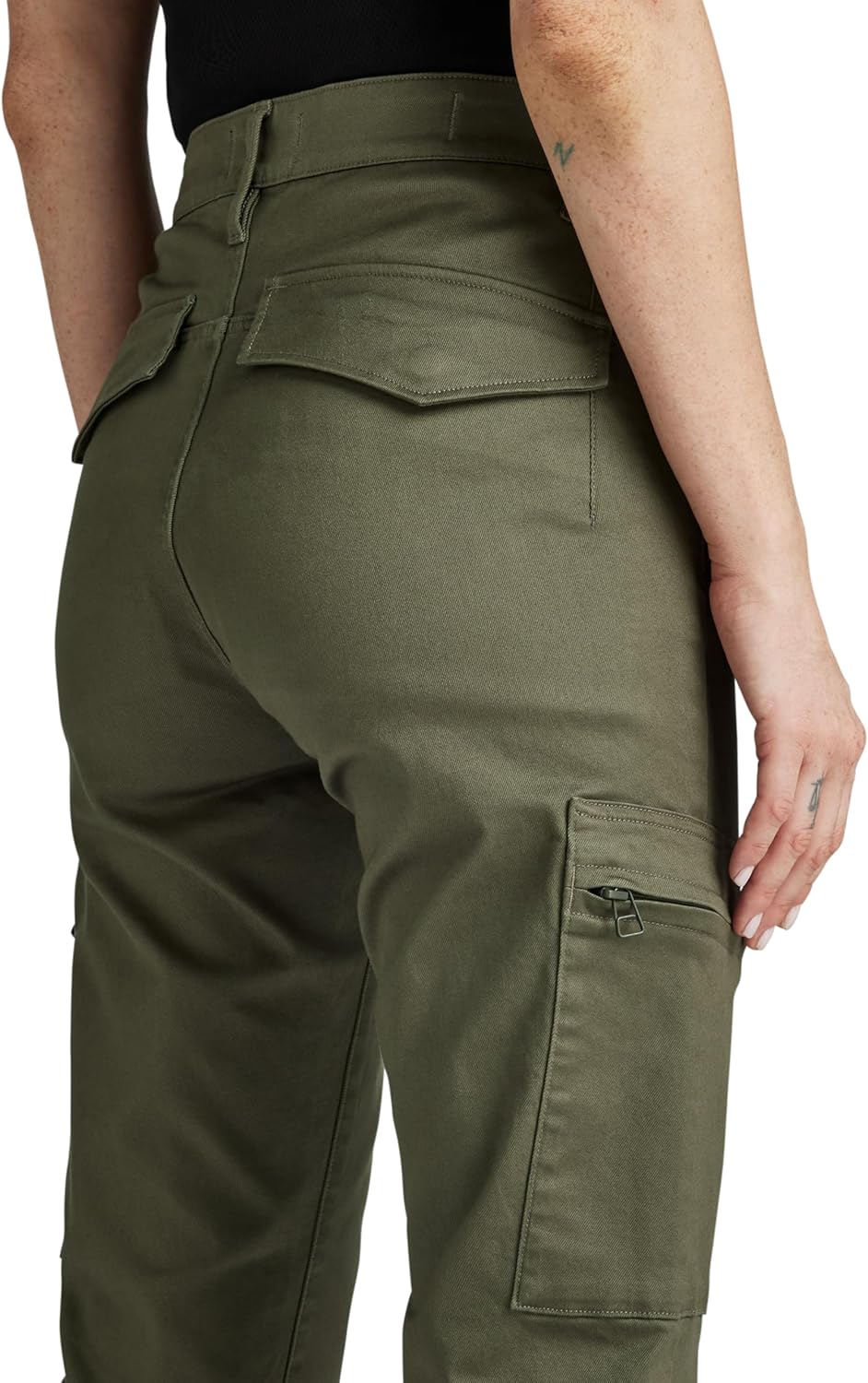 G-Star Damen Skinny Cargo Pants 24W / 30L Grün (Dk Shamrock D22890-c105-7159), 24W / 30L Grün (