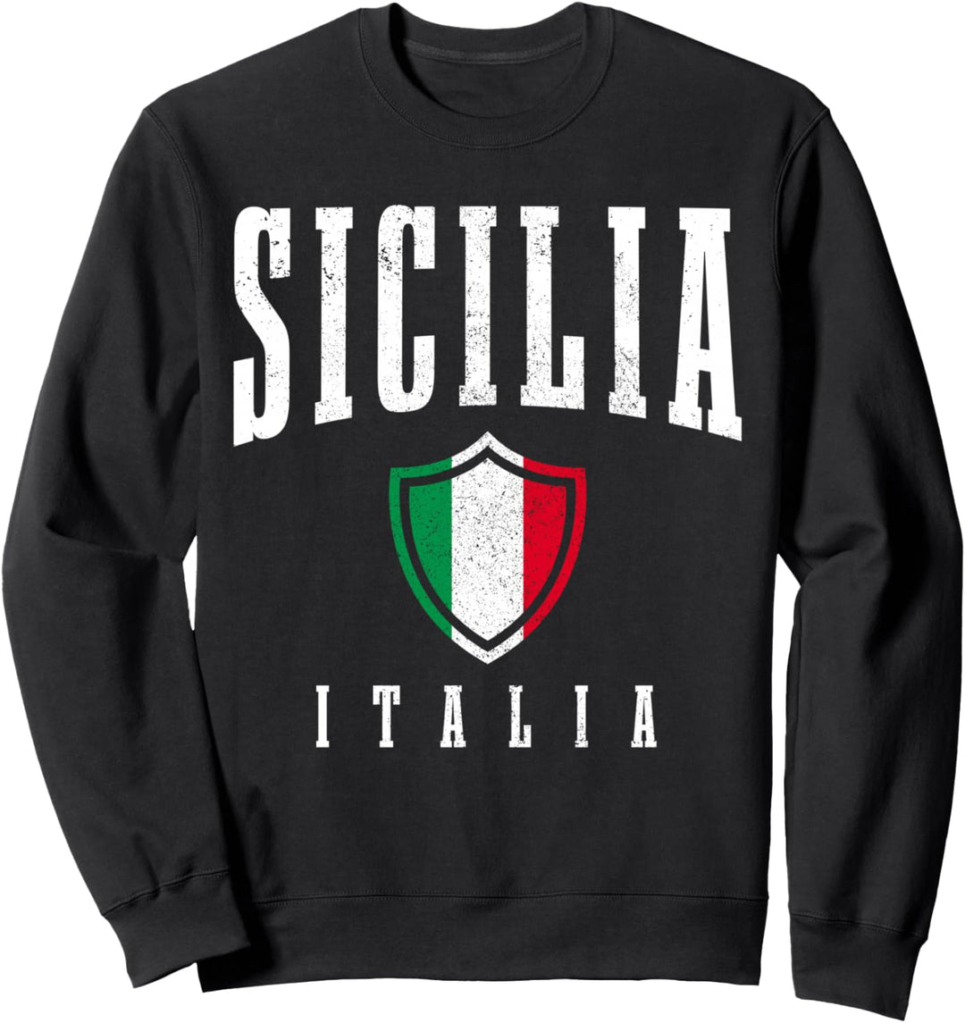 Sizilien Italien Sizilien Italien Italien Italien Flagge Pride Sweatshirt