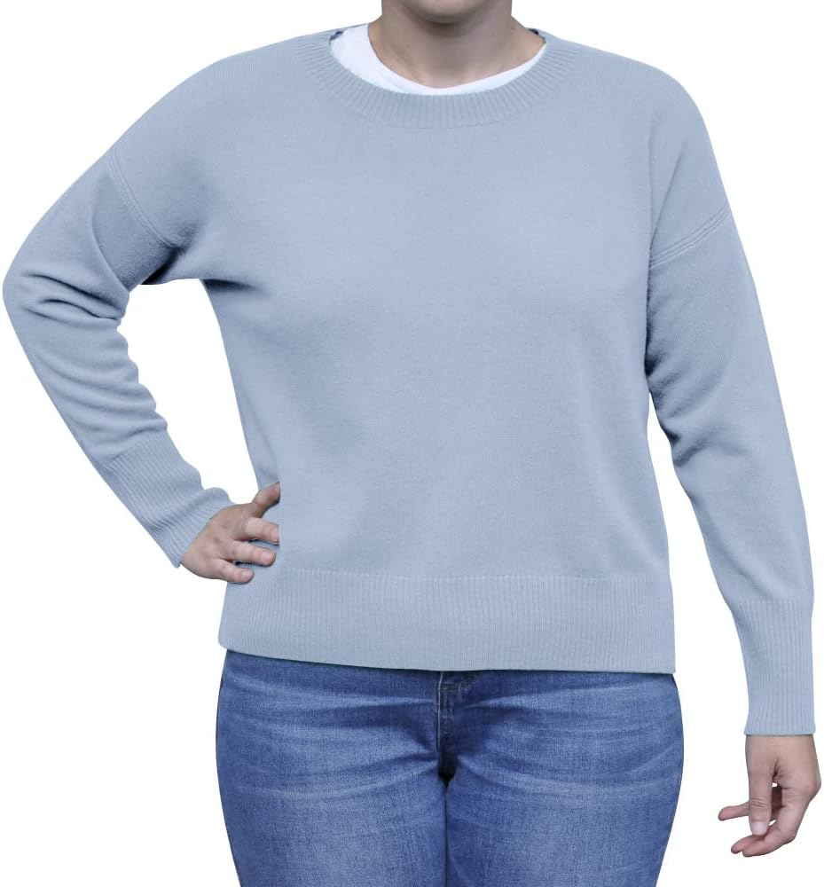 Les POULETTES BIJOUX - Perfekter Kaschmirpullover Lose Runder Kragen Einzigartige Grösse Einheitsgrö