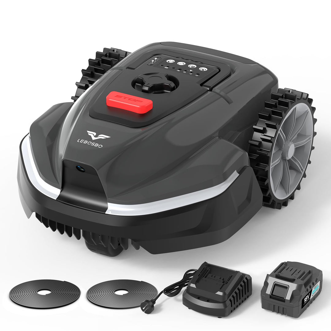 V3 Mähroboter ohne Begrenzungskabel, KI-Visionsnavigation, 150+ Hinderniserkennung, App-Steuerung, b