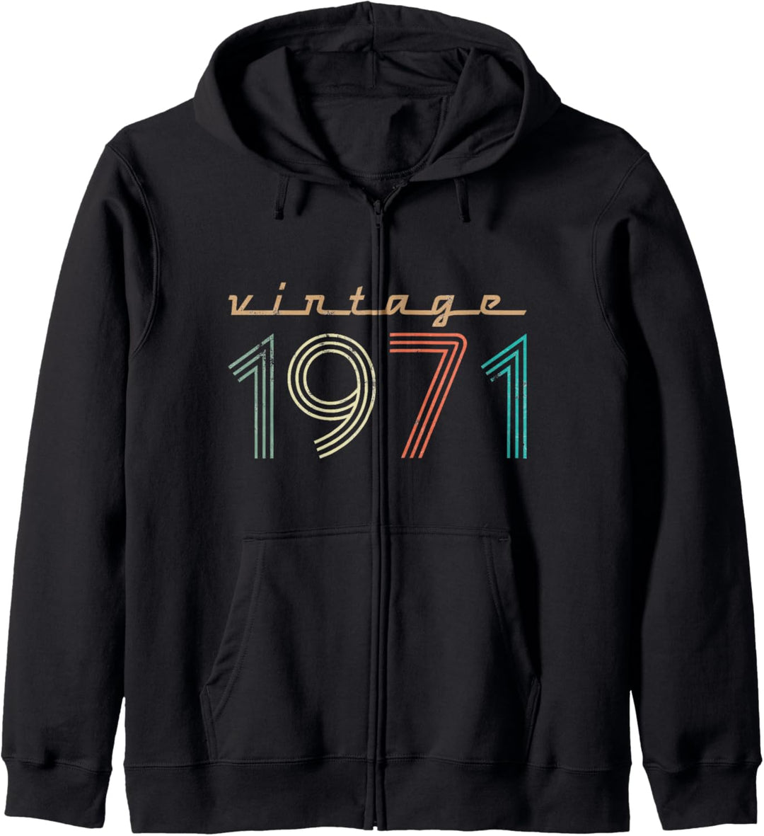 50. Geburtstag 50Er Geschenk Vintage 1971 Kapuzenjacke