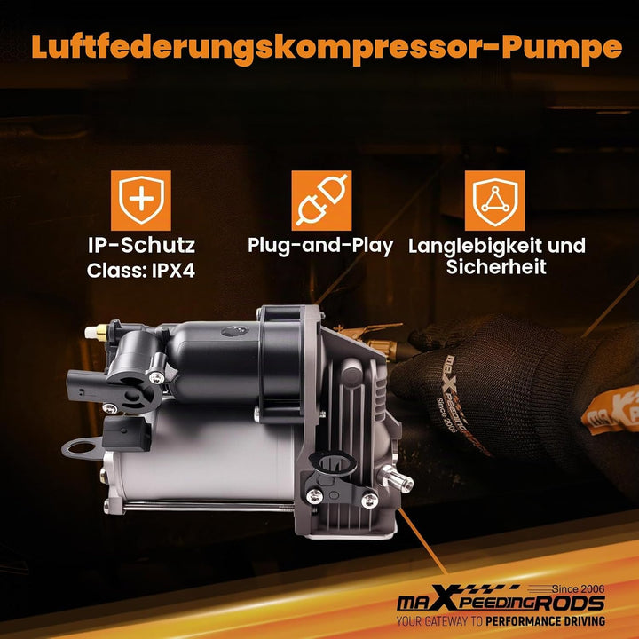 maXpeedingrods Kompressor Luftfederung für ML-Klasse W164 05-11 für GL-Klasse X164 06-12 A1643200504