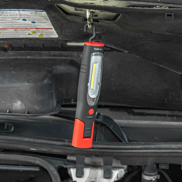 NCC-Licht LED Akku Arbeitsleuchte 2 in 1 Handlampe und Werkstattleuchte 3W SMD Kaltweiss 6500K
