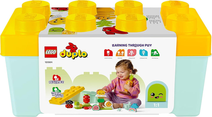 LEGO 10984 DUPLO My First Biogarten Bausteine-Box, Lernspielzeug für Kleinkinder ab 1,5 Jahren, mit