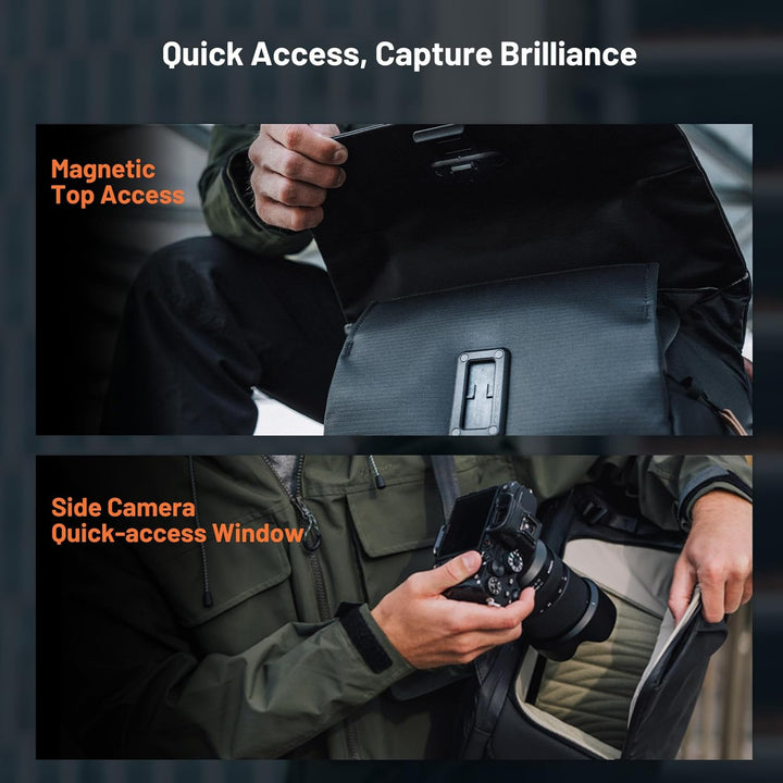 PGYTECH OneGo 2 Kamerarucksack 20L-25L mit Laptop/iPad-Fach Wasserdichter Kamerarucksack für urbane