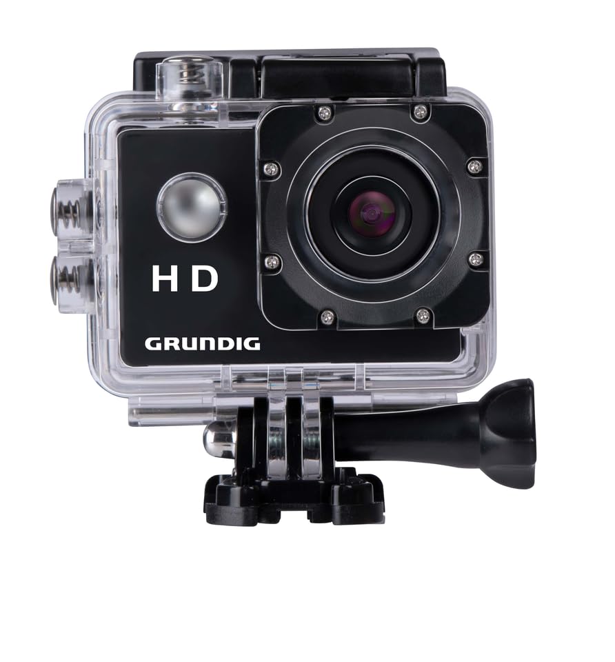Grundig Action Cam 720P - wasserdichte Action Kamera - Unterwasserkamera für Unterwasserfotografie -