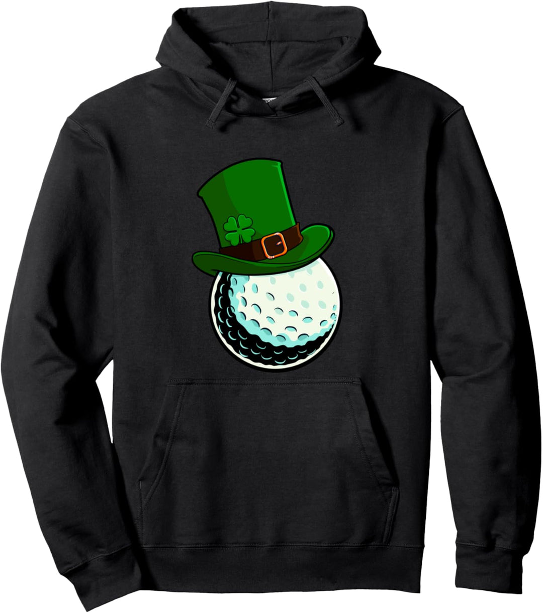 St Patricks Day Golf Glücklichen Kobold Kleeblatt Klee Pullover Hoodie
