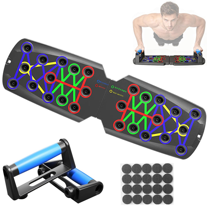 Hochschiebbares Brett, tragbare Multifunktions-abnehmbare 14-in-1-Liegestützstange, Krafttraining Li