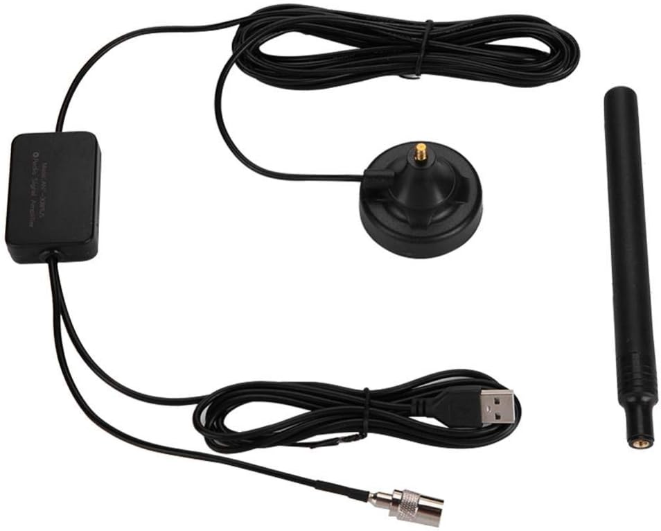 Annadue 308PLUS FM Radio Antenne, 25 dB Verstärkung, 85 112 MHz Hochempfindlicher USB FM Antennenver