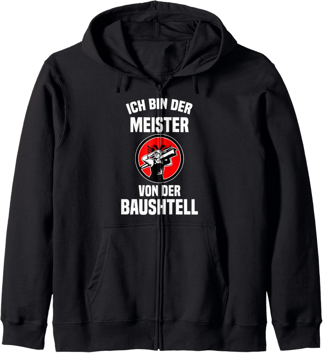 Meister von Baustelle Albanien Albaner Tirana Ksamil Kapuzenjacke