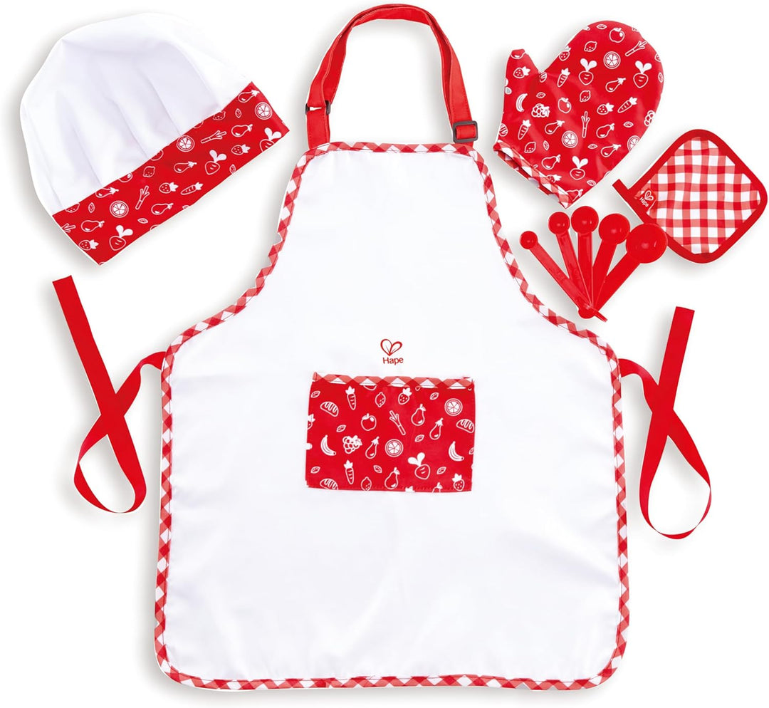 Hape E3162 - Chefkoch-Set, Küchenspielzeug, bunt Chefkoch-Set Single, Chefkoch-Set Single
