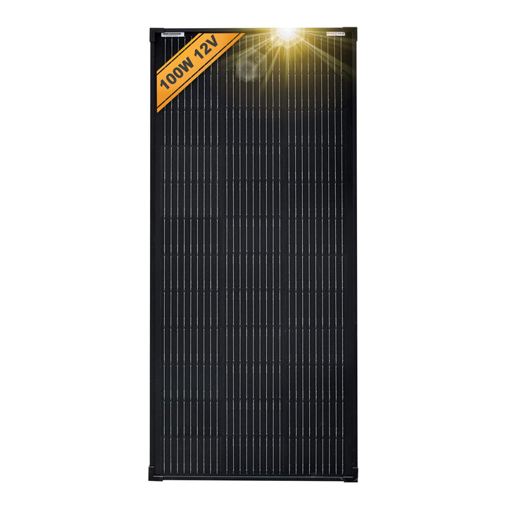 enjoy solar Mono 100W 12V Monokristallines Solarpanel Solarmodul Photovoltaikmodul ideal für Wohnmob