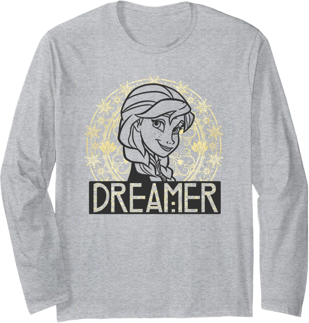 Disney Frozen Elsa Gold Arched Dreamer Langarmshirt
