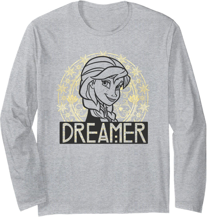 Disney Frozen Elsa Gold Arched Dreamer Langarmshirt